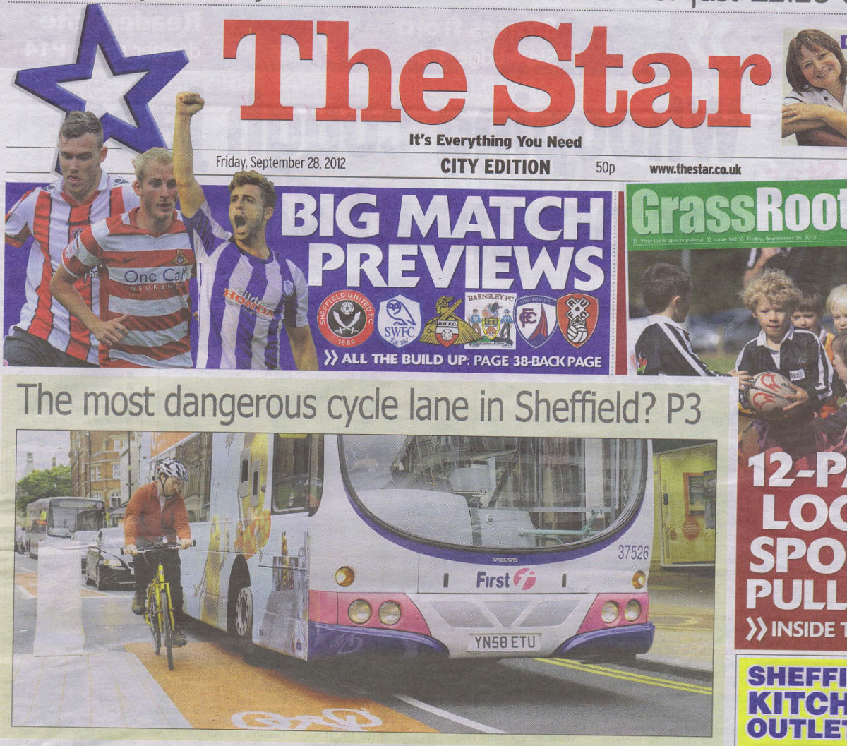  The Star - Local Sheffield Newspaper - The most dangerous cycle lane in Sheffield?