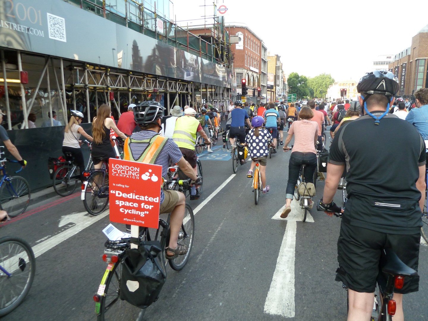  London Cycling Campaign Space For Cycling Protest Ride