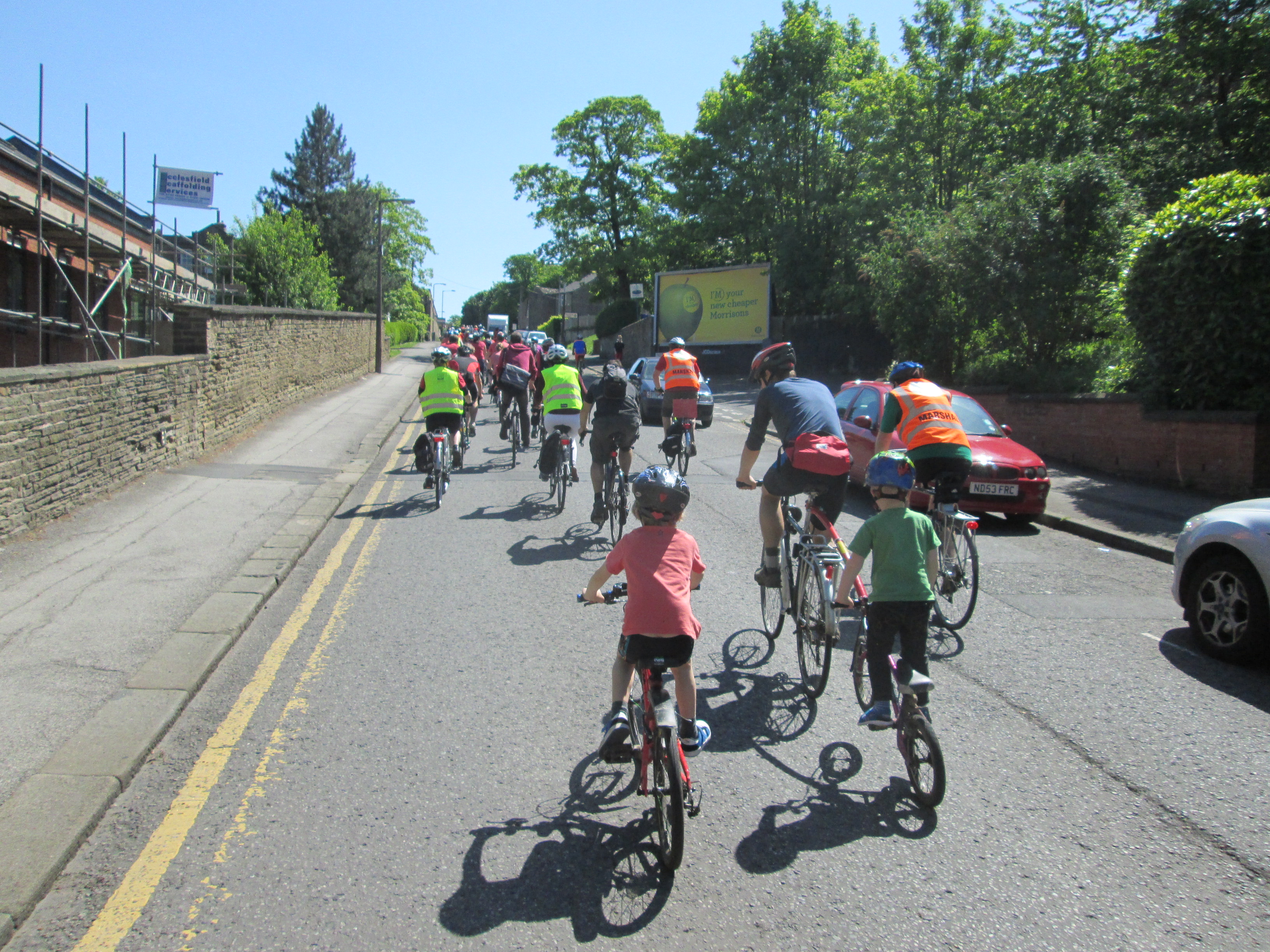 #space4cycling Sheffield , Sharrow Vale Road