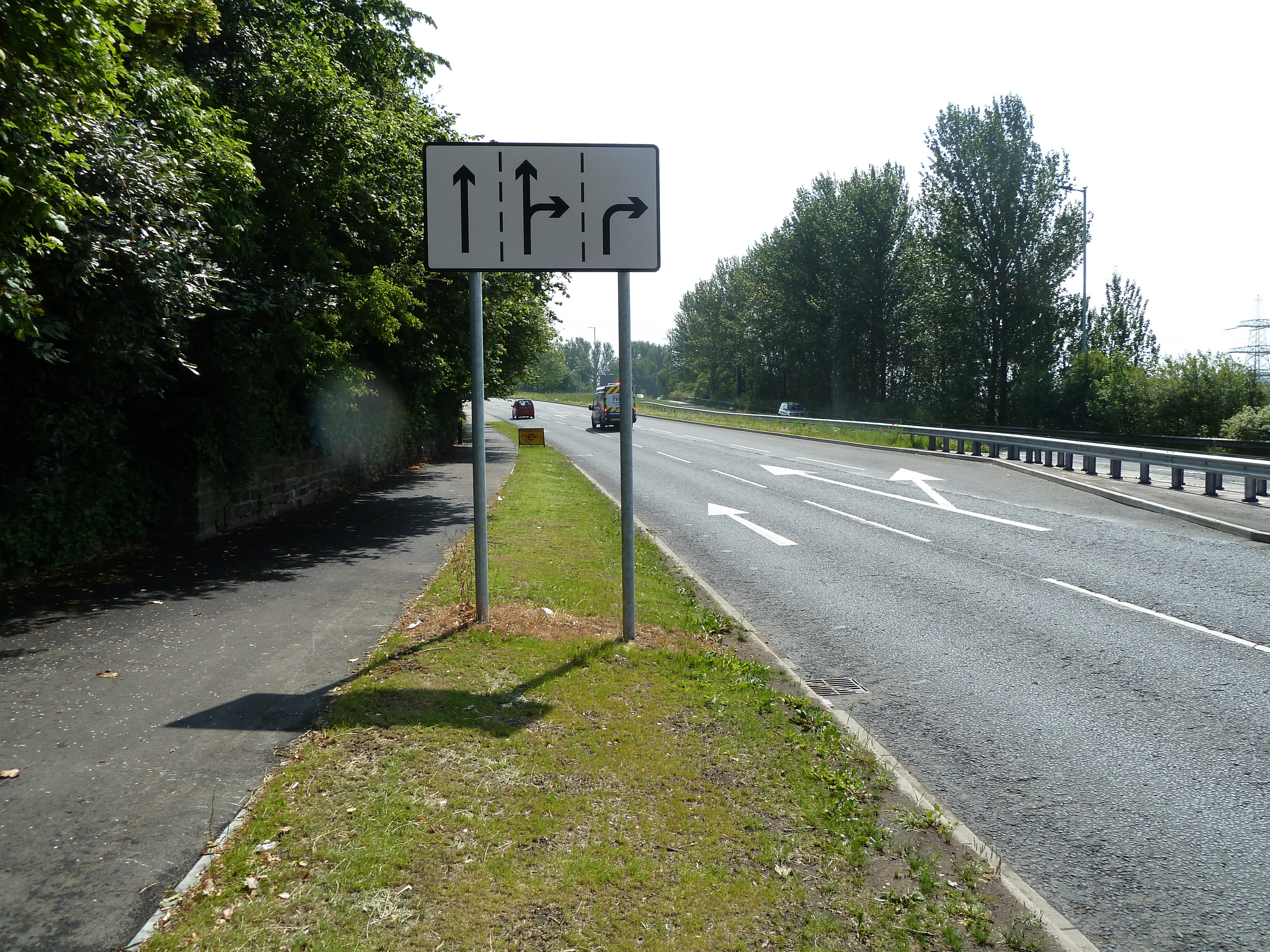 Rotherway Roundabout Approach