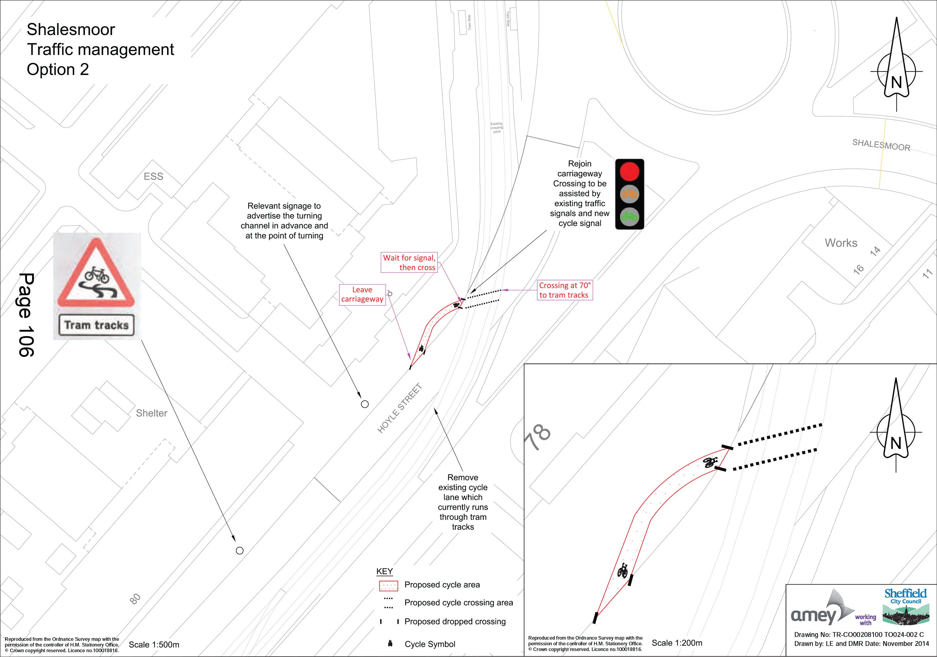 Shalesmoor Traffic Management Option 2