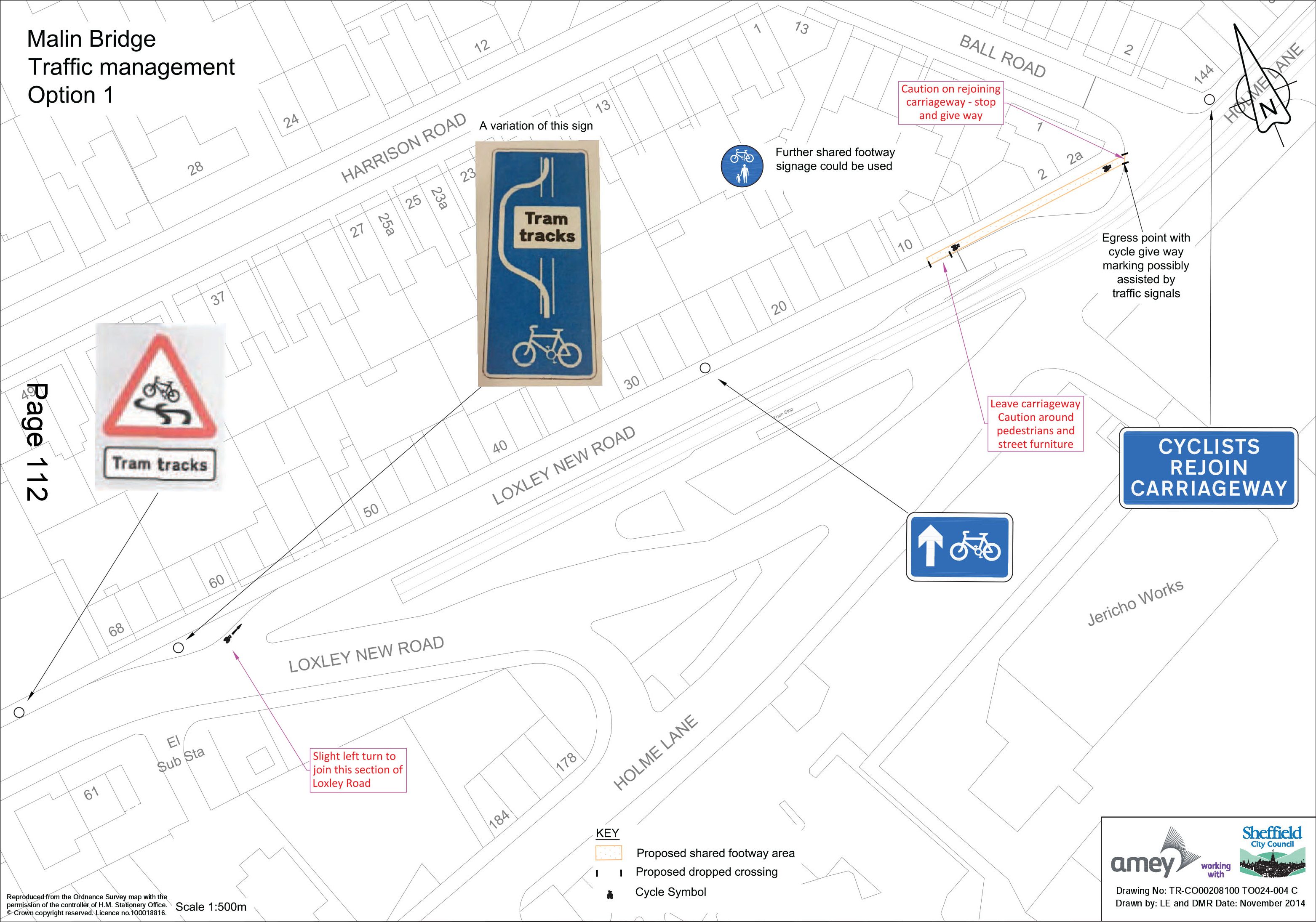 Malin Bridge Traffic Management Option 1