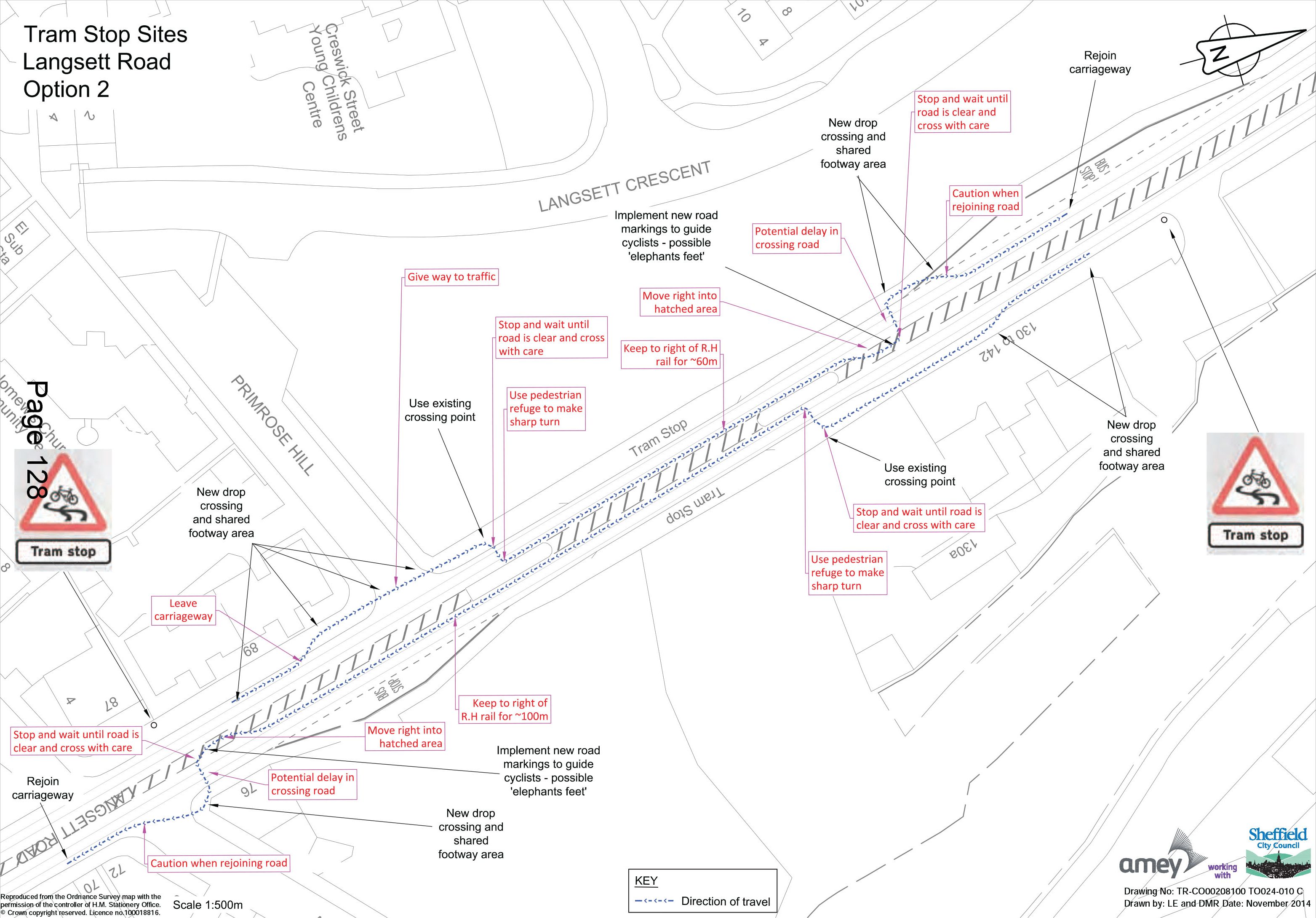 Tram Stop Sites Langsett Road Option 2